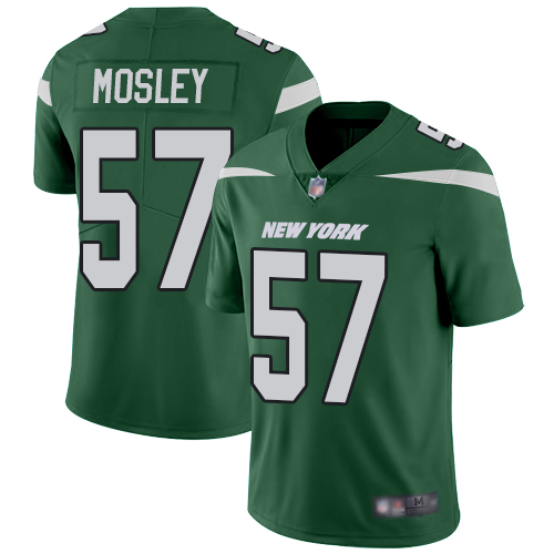 New York Jets Limited Green Youth C.J. Mosley Home Jersey NFL Football #57 Vapor Untouchable->youth nfl jersey->Youth Jersey